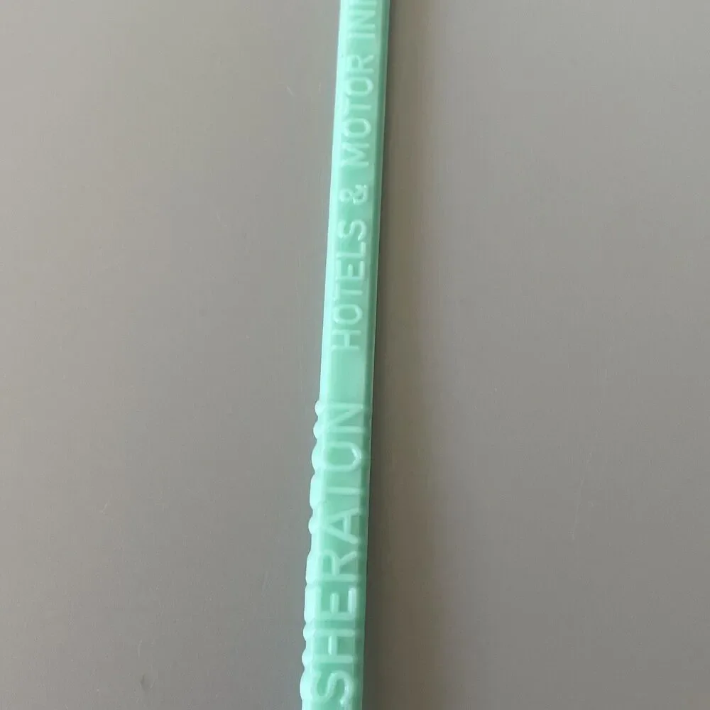 Vintage SHERATON HOTELS & MOTOR INNS Swizzle Stick Cocktail Stirrer Spoon RARE